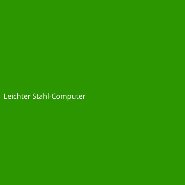 Leichter Stahl-Computer