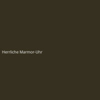 Herrliche Marmor-Uhr