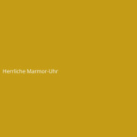 Herrliche Marmor-Uhr