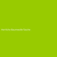 Herrliche Baumwolle-Tasche