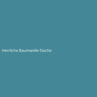 Herrliche Baumwolle-Tasche