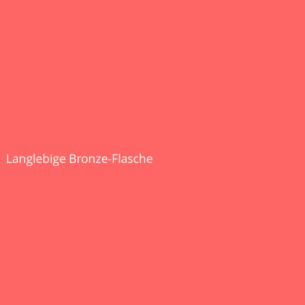 Langlebige Bronze-Flasche