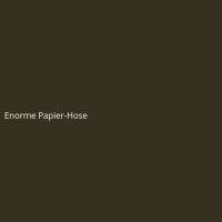 Enorme Papier-Hose