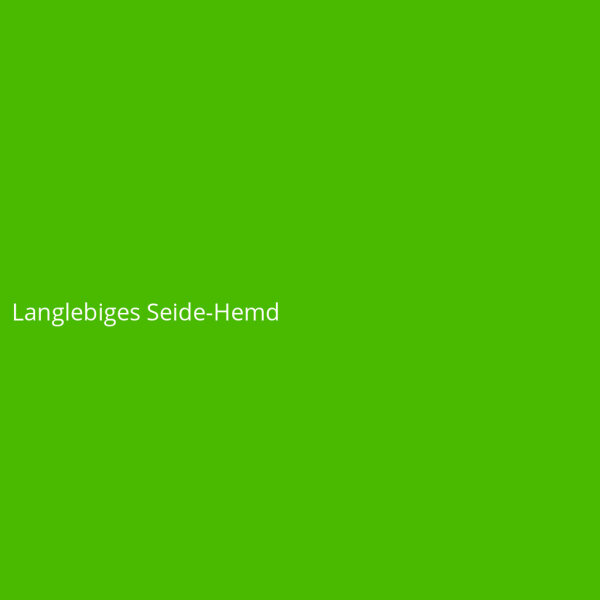 Langlebiges Seide-Hemd